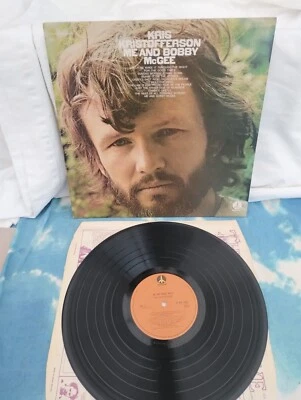 Kris Kristofferson - Me And Bobby McGee 1971 – UK Vinyl LP Album Monument – MNT# - Image 1 of 3