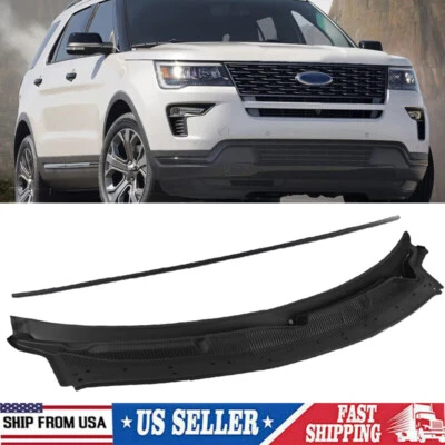 Windshield Cowl Grille Top Panel For BB5Z78022A68AA Fits 2011-2019 Ford / US - Image 1 of 4