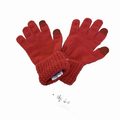 Guantes Style & Co Para Mujer Punto Gofre Puño Sólido Pantalla Táctil Rojo Talla Única Foto 1 de 3