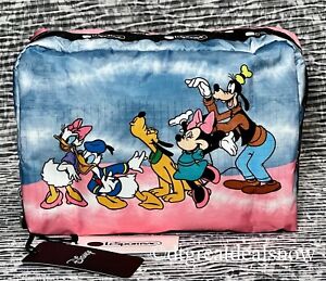 NEW LeSportsac Pouch Extra Large Rectangular Cosmetic 7121 G814 DISNEY SURFS UP 