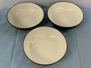 NORITAKE -- COLORWAVE - CHOCOLATE -- CEREAL BOWLS -- 3 - Picture 1 of 3