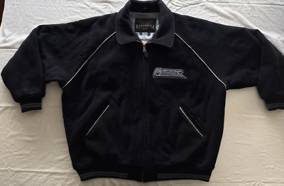 Avirex 75 Wool Jacket USA Flag Blue Varsity Bomber Classics Heroes And Legends3X - Image 1 of 4