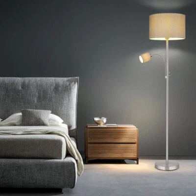 Piantana Lampada a Luce Indiretta Sala Pranzo Regolabile 2 Fiamma D 40 CM - Immagine 1 di 4