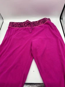 So Perfect Dorm Pant Magenta Fleece Sweatpants Size 16 by Kohl's - Picture 1 of 5