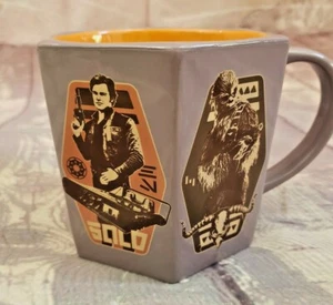 Disney Solo: A Star Wars Story Han Solo, Lando, Chewbacca, QI'RA, Heptagon Mug - Picture 1 of 5