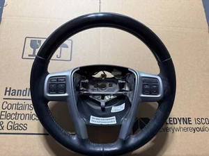 11-14 Chrysler Town & Country Steering Wheel w/ Controls Black Wood OEM - Picture 1 of 6