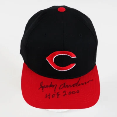 Sparky Anderson Signed Twice Hat Reds "HOF 2000" - COA JSA - Image 1 of 4