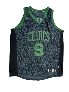 Adidas NBA Rajon Rondo #9 Boston Celtics Sewn Jersey Mens XL Leopard Print - Picture 1 of 8