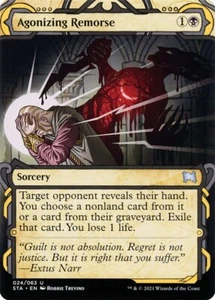 Agonizing Remorse Foil (024) Borderless Strixhaven Mystical Archive STA MTG - Bild 1 von 1