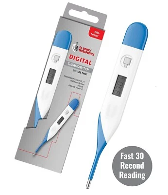Termometro digitale con lettura veloce 30 secondi - per orale, ascelle, rettale - Immagine 1 di 4