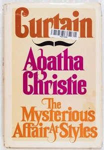 1975 CURTAIN & MYSTERIOUS AFFAIR AT STYLES AGATHA CHRISTIE HC B528 - Picture 1 of 1