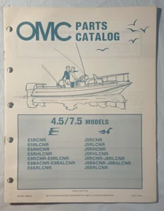 OMC BRP 392972 1982 "CN" 4.5/7.5 HP OUTBOARD PARTS CATALOG - Picture 1 of 2