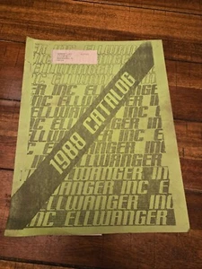 1988 Ellwanger Inc Catalog - Automotive Parts - Picture 1 of 6