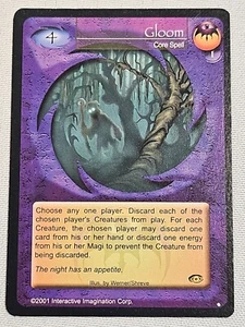Magi Nation Duel - Gloom - Core Spell - Awakening - Rare Vintage 2002 1st Edition - Bild 1 von 6