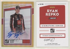 2021 Panini Donruss NASCAR Signature Series Holo Gold /25 Ryan Repko #SS-RR Auto