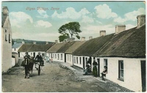 GLYNN VILLAGE, LARNE - Co Antrim Pferd und Wagen Postkarte - Bild 1 von 2