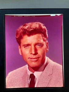 Burt Lancaster Kopfschuss Ende der 1960er Jahre Vintage Kodak Film Promo Transparenz 4x5 Zoll - Bild 1 von 1