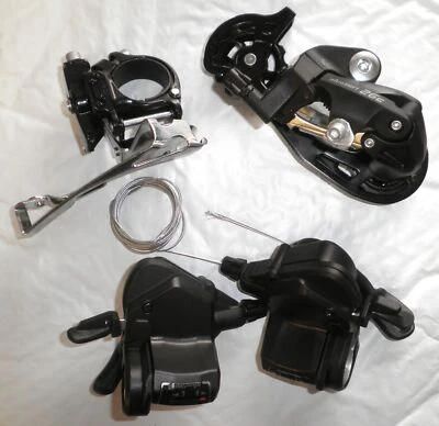 MICROSHIFT 7X3 SPEED BICYCLE DERAILLEURS/SHIFTERS BIKE PART 27-8 - Image 1 of 4