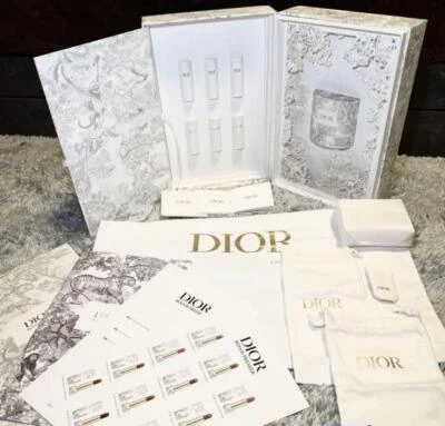 DIOR Rouge Premier Toile de jouy/con Rouge Premier Repuesto x 6 Set Bernardaud Nuevo en Caja Foto 1 de 4