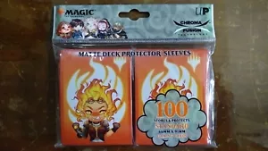 Ultra PRO UP Magic the Gathering MTG 100ct Chibi Sleeve Chandra V1 Chroma Fusion - Picture 1 of 1