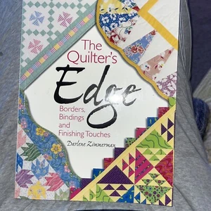Book Quilters Edge Borders, Bindings & Finishing Touches Darlene Zimmerman 2005 - Picture 1 of 2