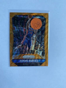 2015-2016 panini prizm jodie meeks orange wave prizm - Picture 1 of 1