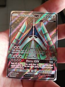 Celesteela GX 144/156 Full Art Holo Foil Ultra Rare Pokemon Ultra Prism NM -Mint