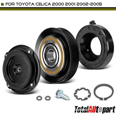 AC Compressor Clutch Kit with 6-Groove Pulley for Toyota Celica 2000 2001-2005 - Image 1 of 4