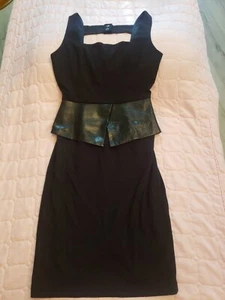 Alice & Olivia Leather Dress - Picture 1 of 14