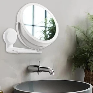 Specchio Trucco da Parete con Luce LED, Ingrandimento 5X, 3 Colori - Foto 1 di 7