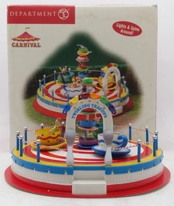 DEPT 56 53803 Keramik beleuchtet & funktionsfähig "Village Collection" wirbelnde Teetassen - Bild 1 von 4