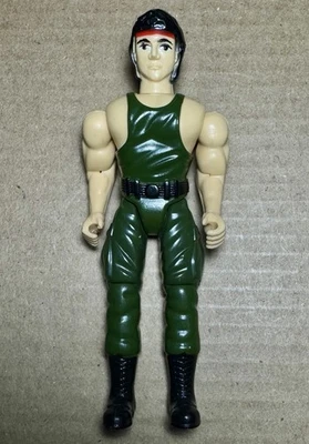 Редкая винтажная японская экшн-фигурка Рэмбо из U.S. Commando Force 1980-е - Изображение 1 из 3