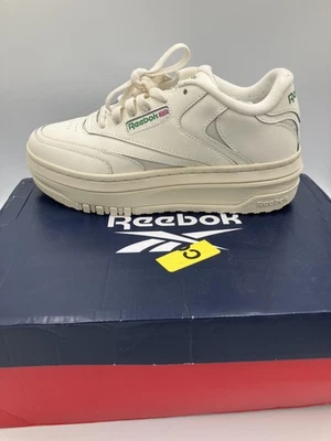 Zapatillas Tenis Reebok Club C Extra Mujer Talla 8.5 Blanco Tiza Plataforma Foto 1 de 4