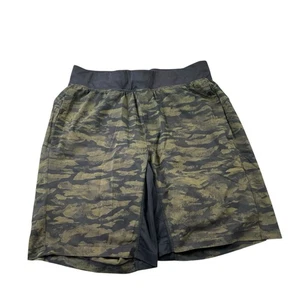 Lululemon braun schwarz Camouflage gefüttert The Short Größe Herren Large L  - Bild 1 von 4