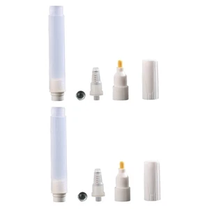 2 Pcs Empty Paint Markers 5mm Round Head Acrylic Paint Marker Fillable Paint Pen - Picture 1 of 8
