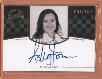 2009 Press Pass Legends Authentic Autographs ASHLEY FORCE Autograph Card/150 - Image 1 of 2