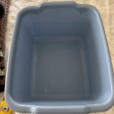 Винтажная синяя сковорода для посуды Rubbermaid 2970 РЕДКАЯ бывшая в употреблении - Изображение 1 из 4