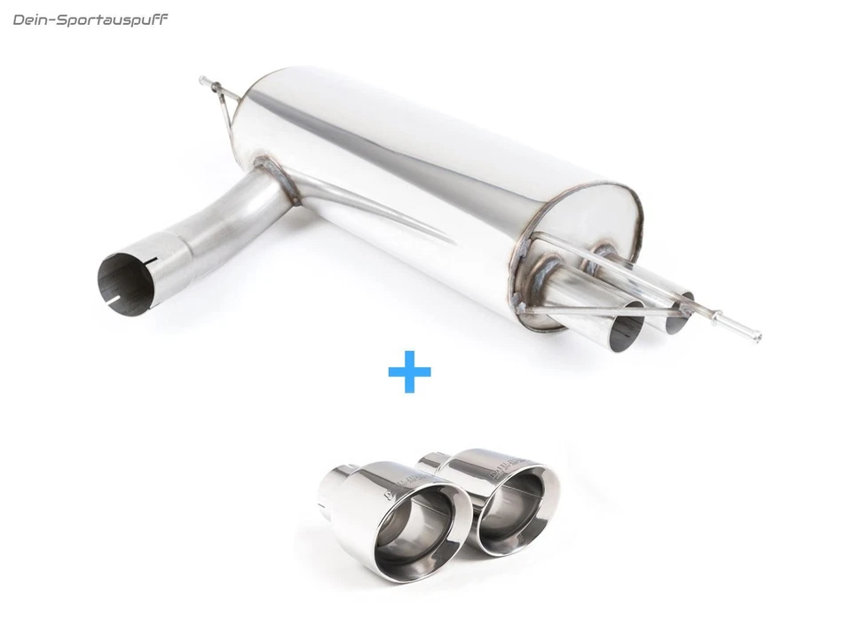 Milltek Stainless Sports Exhaust BMW 1 Series F20 F21 120i 125i FL 2x80mm Twin Wall - Image 1 of 1