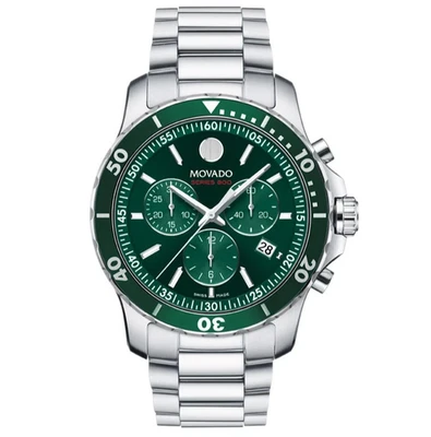 MOVADO Series 800 2600179 Green Dial Men's Watch 42mm - Image 1 of 4