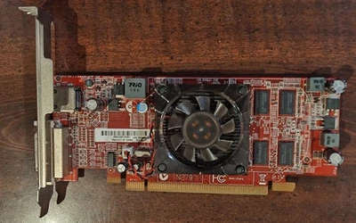 CHEAP! - AMD RADEON HD 5450 MSI EVORA 599980-001 WINDOWS 10 HDMI DVI VIDEO CARD - Image 1 of 3