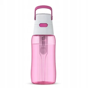 Botella de Agua 0.5L Tanque Teñido Flamingo Pink Filtro - Imagen 1 de 5