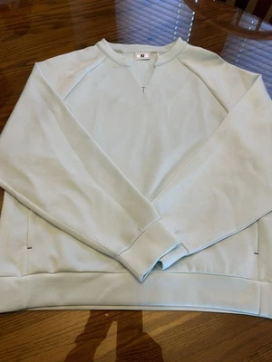 Pulôver feminino Footjoy gola redonda pequeno edição mais nova  - Imagem 1 de 4