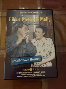 Radio Spirits Fibber McGee & Molly - Small-Town Heroes - 10CDS - 20 Episodes - Foto 1 di 7