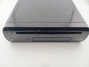 Wii U - Nintendo Wii U Ersatz Konsole Schwarz 32 GB Schwarz Black !Zerkratzt! - Bild 1 von 22