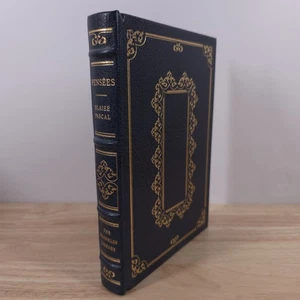 Franklin Library Pensees Blaise PASCAL TS Eliot 100 Greatest Books 1979 Leather - Picture 1 of 9