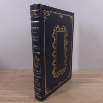 Franklin Library Pensees Blaise PASCAL TS Eliot 100 Greatest Books 1979 Leather - Image 1 of 4