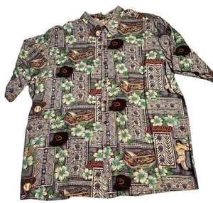 Reyn Spooner Arizona Diamondbacks MLB Hawaiian Shirt XL Rayon Bank One Ballpark - Picture 1 of 13