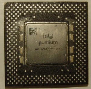 Intel Pentium P200 SL27J MMX 200 MHz Socket 5 / 7 CPU FV80503200 - Bild 1 von 4