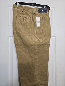 Polo Ralph Lauren The Hammond Hose Cord 35x32 Farbe Plissee Beige (Neu mit Etikett) - Bild 1 von 11