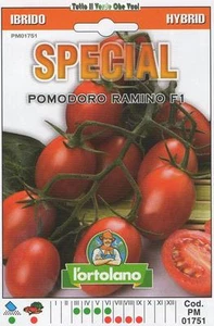Tomate Rami F1 - Hybride-Special L'Ortolano Emballage 1.000 semi - Picture 1 of 1